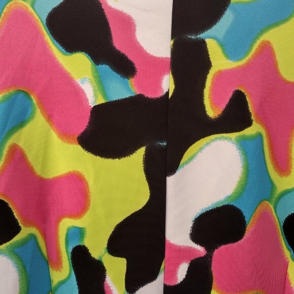 Love by Design: Colorful Blazer, Size 1X, Yellow, Blue, Purple, Black - Picture 5 of 6